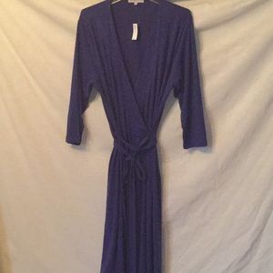 Royal blue Gap wraparound dress
